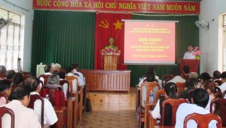 Hội thảo Lịch sử Đảng bộ xã Hòa Lễ lần thứ 2 (1959 – 2015)